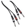 CABLE4ME 2 x jack mono 6,3mm 2 x jack mono 6,3 6m